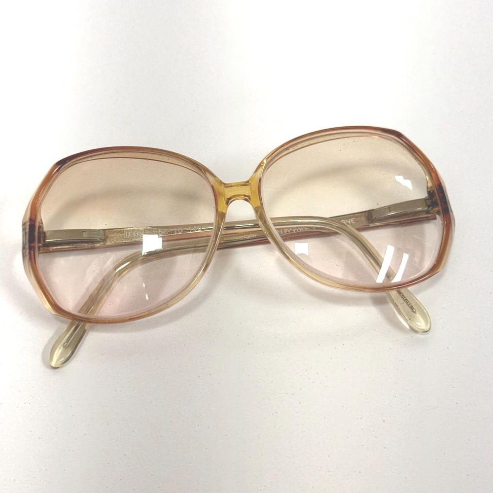 Vintage 70s oversized frames only eyeglasses- retro Mod statement frames